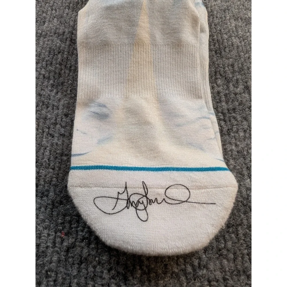 Stance Anthem Allen Iverson Crew Socks Mens Size L Large NWT NBA Basketball Whit